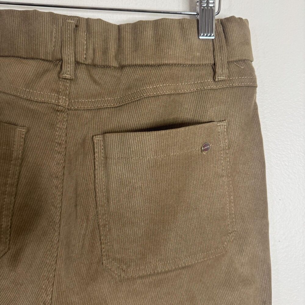 Flog Pants Womens 30 Brown Corduroy‎ Pull On Elastic Waist Straight Leg Casual - Picture 10 of 12